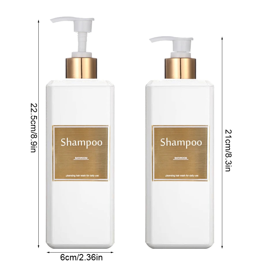 Conjunto de Dispenser de Shampoo e Condicionador - Minimalizze